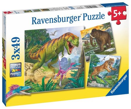 Ravensburger puzzle Dinosaui a as 3x49 dlk