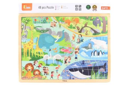 Viga Devn puzzle 48 dlk - Zoo