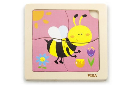 Viga Devn puzzle 4 dlky - vela