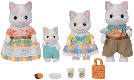 Sylvanian Families 5738 Latte Cat Family