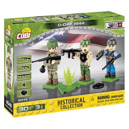 Cobi 2048 Figurky vojk Americk armda Den D 1944