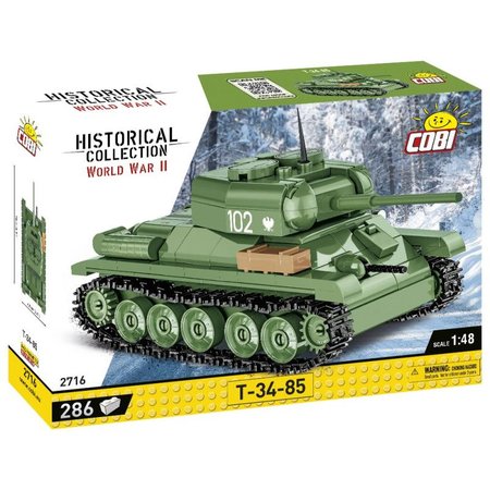 COBI 2716 World War II Rusk stedn tank T-34-85