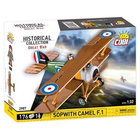 Cobi 2987 Great War Dvouplon sthac letoun SOPWITH CAMEL F.1