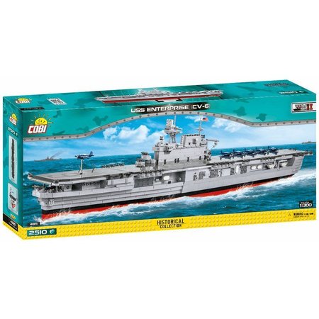 Cobi 4815 Americk leteck lo USS Enterprise CV-6, 1: 300, 2510 k