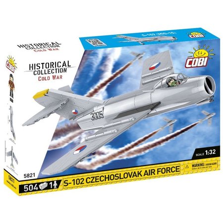 Cobi 5821 Cold War eskoslovensk sthac letoun S-102 (MIG-15)