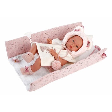 Llorens 63544 NEW BORN HOLIKA - realistick panenka miminko s celovinylovm tlem  35 cm