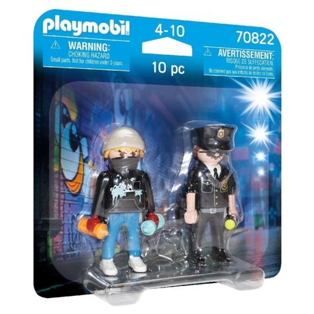 Playmobil 70822 DuoPack Policista a sprejer