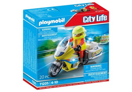 Playmobil 71205 Zchransk motocykl s blikajcm svtlem