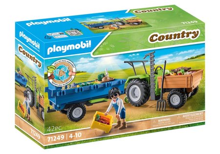 Playmobil 71249 Traktor s pvsem