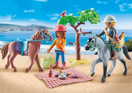 Playmobil 71470 Jzda na koni s Ameli a Benem na pli