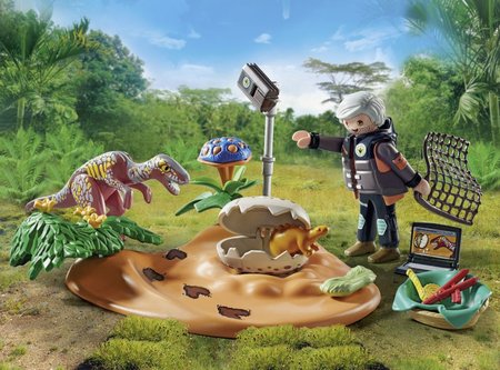 Playmobil 71526 Stegosaurovo hnzdo se zlodjem vajek