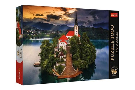 Puzzle Premium Plus - Photo Odyssey:Jezero Bled, Slovinsko 1000 dlk