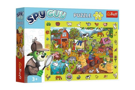 Puzzle Spy Guy - Farma 48x34cm 24 dlk