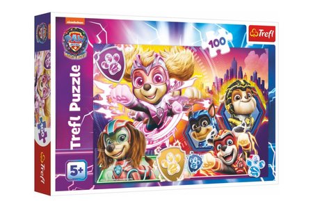 Puzzle Seznamte se s mocnmi taty Paw Patrol/Tlapkov patrola 100 dlk