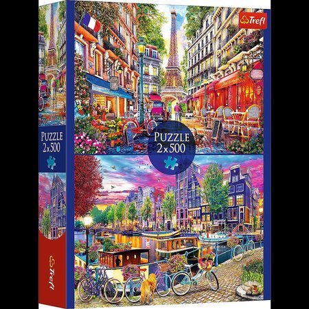 Trefl Puzzle 2x500 - Evropsk metropole