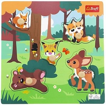 Trefl Devn hraka - Puzzle mini - Les