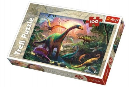 Trefl Puzzle Dinosaui 100 dlk 41x27,5cm