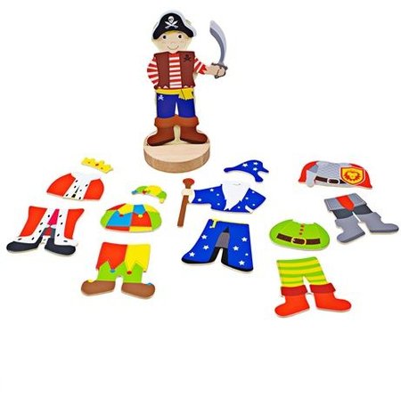 Bigjigs Toys Magnetick oblkac puzzle mystick postavy