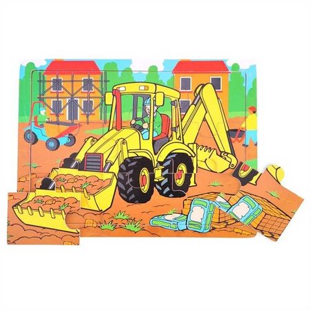 Bigjigs Toys Devn puzzle bagr 9 dlk