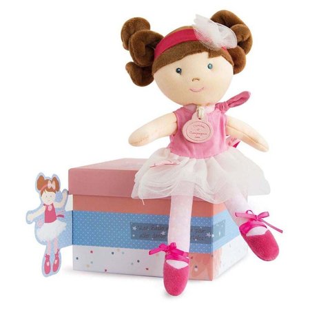 Doudou Jolijou Panenka mini baletka &quot;Les Tutus&quot; 23 cm