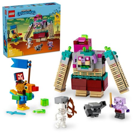 LEGO Minecraft Legends 21257 Souboj s Poraem