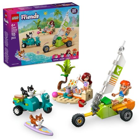 LEGO Friends 42641 Dobrodrustv se surfujcmi psy a sktrem