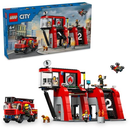 LEGO City 60414 Hasisk stanice s hasiskm vozem