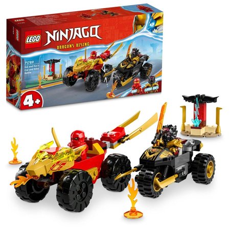 LEGO NINJAGO 71789 Kai a Ras v duelu auta s motorkou