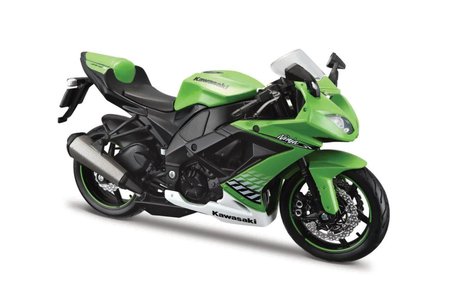 Maisto - Motocykl se stojnkem, Kawasaki Ninja ZX-10R, 1:12