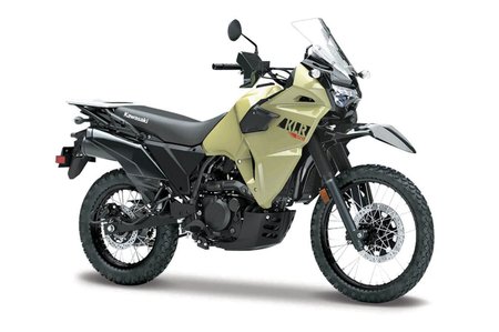 Maisto - Motocykl, Kawasaki KLR 650, Khaki ern, 1:18