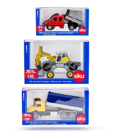 SIKU Super - set 3 stavebnch stroj B, 1:50