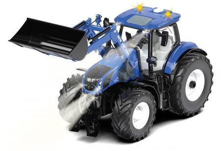 SIKU Control - Bluetooth, New Holland T7.315 s pednm nakladaem