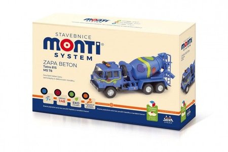 Stavebnice Monti System MS 78 Tatra 815  Zapa beton 1:48 v krabici 32x22x8cm