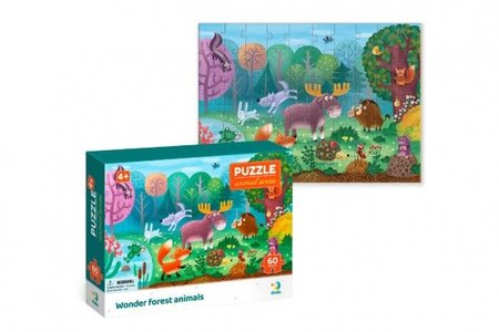 Puzzle Lesn zvata/zvtka 32x23cm 60 dlk