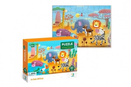 Puzzle Afrika 32x23cm 60 dlk