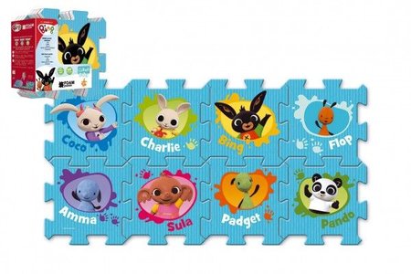 Trefl Pnov puzzle Bing Bunny 32x32x1,5cm 8ks ve flii