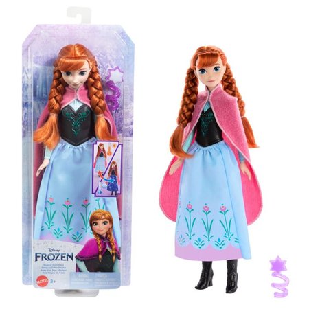 Mattel Frozen Anna s magickou sukn HTG24