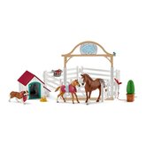 Schleich 42458 Hostujc kon, Hannah s fenkou Ruby