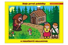 Teddies Puzzle deskov O Pernkov Chaloupce 26x17cm 24 dlk