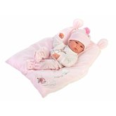 Llorens 63556 NEW BORN HOLIKA - realistick panenka miminko s celovinylovm tlem 35 cm