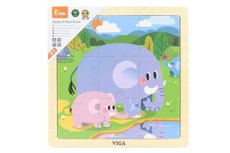 Viga Devn puzzle 9 dlk - sloni