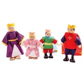 Bigjigs Toys Devn postaviky krlovsk rodina