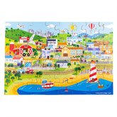 Bigjigs Toys Podlahov puzzle Msto 48 dlk