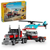 LEGO Creator 31146 Nklak s plochou korbou a helikoptra