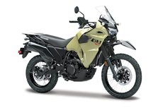 Maisto - Motocykl, Kawasaki KLR 650, Khaki ern, 1:18