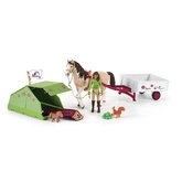 Schleich 42533 Sarah s konkem a zvtky kempuj